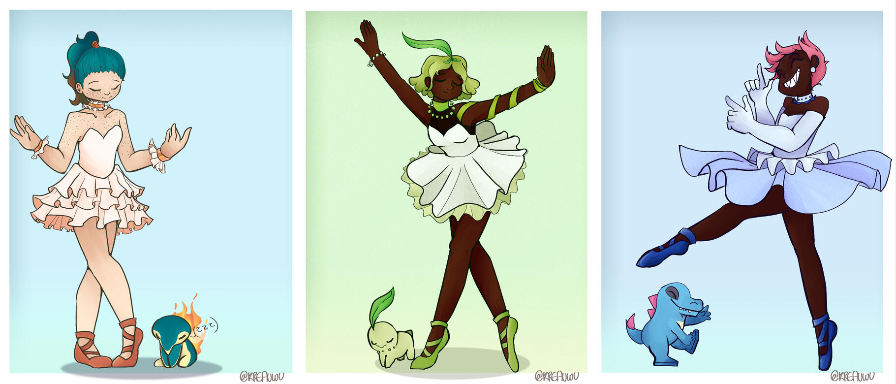 Pokemon Generation 2 as Magical Girls (Game Freak)